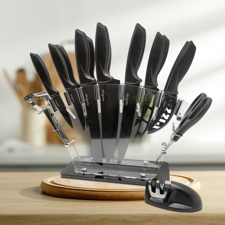 Nutrichef 17 Piece Assorted Knife Set Wayfair Canada